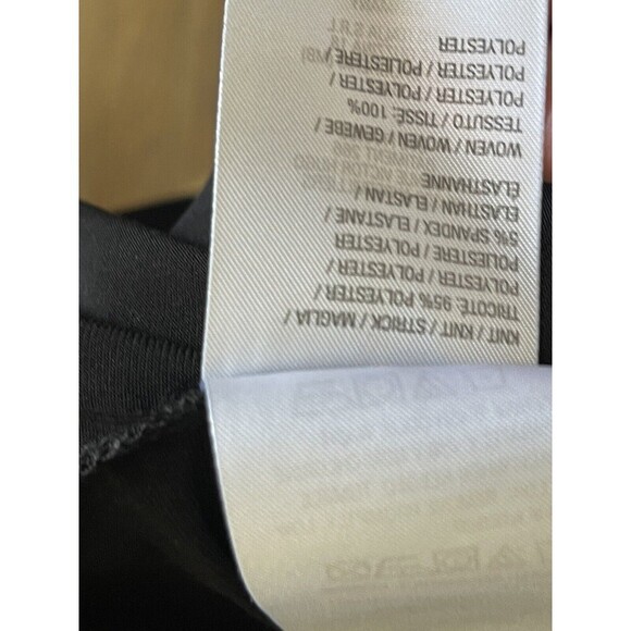 Susan Graver Women’s Size Large Black Blouse Ruffle Trim Career - Picture 9 of 9